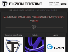 Tablet Screenshot of fuziontrading.co.za